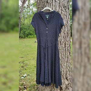 Vintage Lauren Ralph Lauren Polka Dot Dress